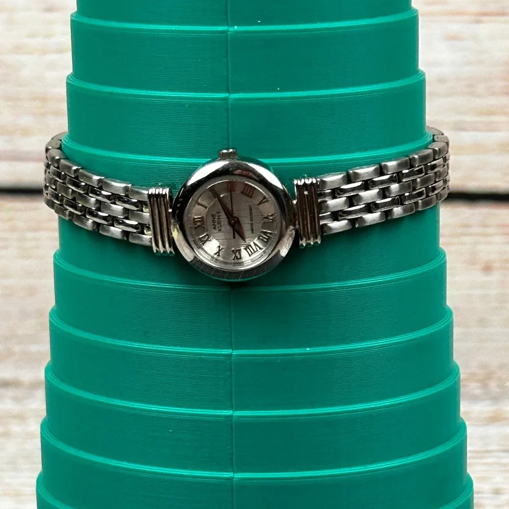 Anne Klein II Ladies Watch Silver Tone‎ Roman Numeral Dial 10/2411-13 753 Quartz Anne Klein II Ladies Watch Silver Tone Roman Numeral Dial 10  main image 4
